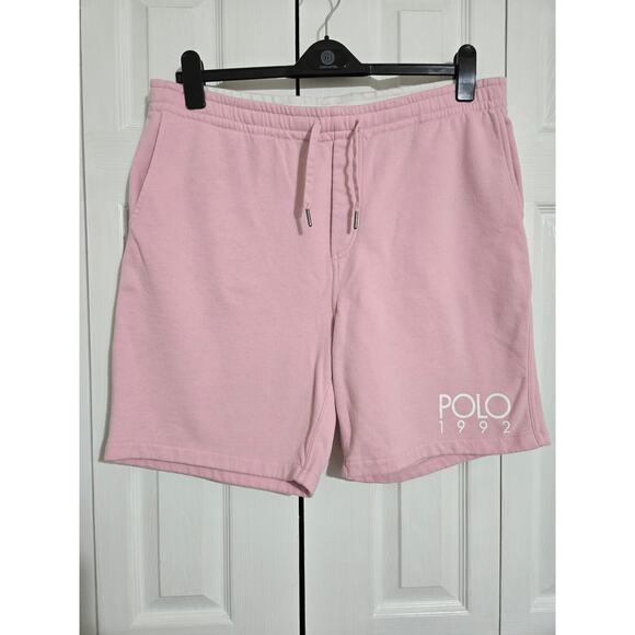 Polo Ralph lauren xxl men's pink athletic sweat shorts - Picture 1 of 11
